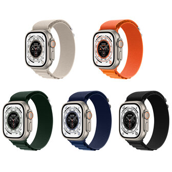 Hoco Climbing WA 20 Watch Bandje - Geschikt voor Watch - 42MM / 44MM / 45MM / 49MM - Bordeaux