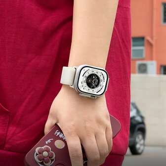 Hoco Climbing WA 20 Watch Bandje - Geschikt voor Watch - 42MM / 44MM / 45MM / 49MM - Bordeaux