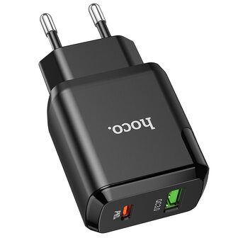 Google Pixel 7A - Type C Kabel &amp;amp; Stekker (N28) - 20W - Zwart