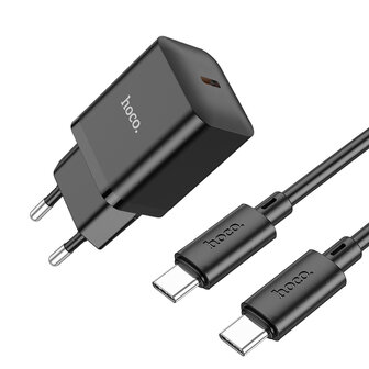 Nokia G22 - 1m Type C &amp;amp; Stekker (N27) - 20W - Zwart