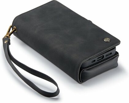 iPhone 13 Mini Charcoal Gray - 2 in 1 Extra Vakken Book Case