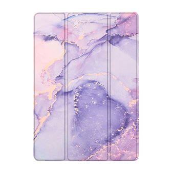 Samsung Tab A9 Plus - Marmer Paars - Smart Cover
