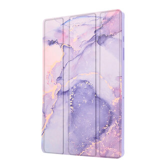 Samsung Tab A9 Plus - Marmer Paars - Smart Cover