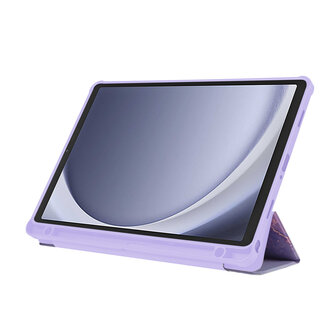 Samsung Tab A9 Plus - Marmer Paars - Smart Cover