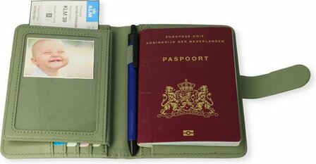 Paspoort Hoes - Groen