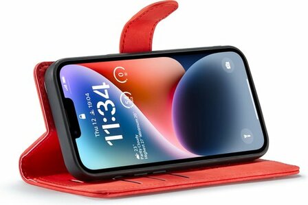 iPhone 14 Crimson Red - 2 in 1 Book Case