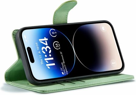 iPhone 14 Pro Pistache Green - 2 in 1 Book Case