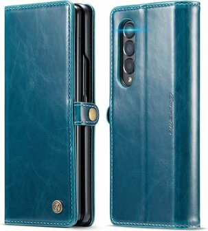 Samsung Z Fold 4 Rustiek Emerald Green - Book Case