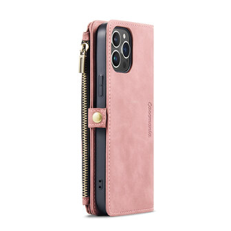 iPhone 15 Pale Pink - MagSafe Book Case met Rits