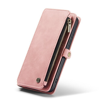 iPhone 15 Pale Pink - MagSafe Book Case met Rits