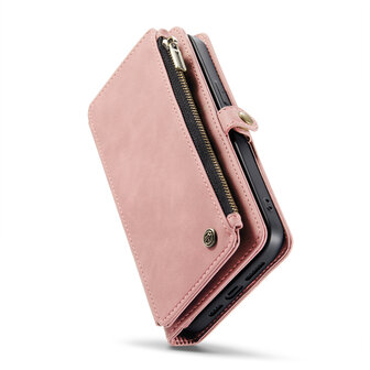 iPhone 15 Pale Pink - MagSafe Book Case met Rits