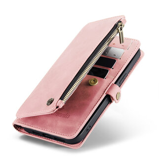 iPhone 15 Pale Pink - MagSafe Book Case met Rits