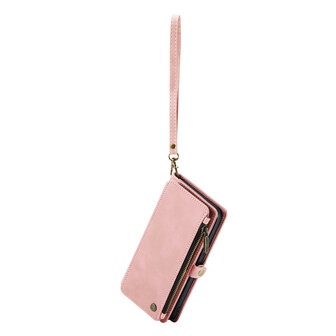 iPhone 15 Pale Pink - MagSafe Book Case met Rits