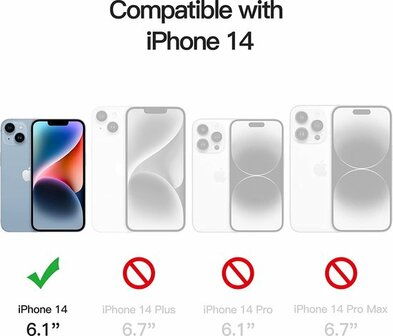 iPhone 14 Bright Lila - Book Case