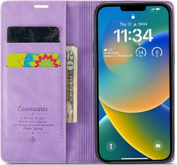 iPhone 14 Bright Lila - Book Case