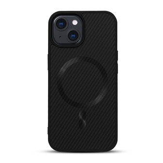 iPhone 15 - Zwart - Carbon MagSafe Back Cover