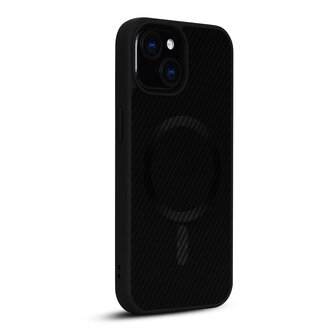 iPhone 15 - Zwart - Carbon MagSafe Back Cover