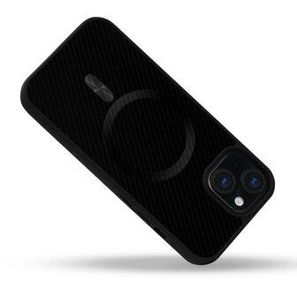 iPhone 15 - Zwart - Carbon MagSafe Back Cover