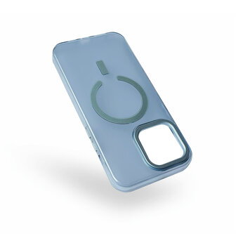iPhone 15 Blauw - Extra Stevig TPU Back Cover - Geschikt voor Magsafe