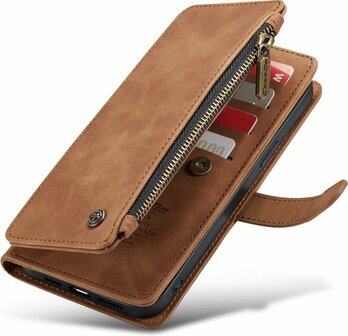 iPhone 13 Pro Max Sienna Brown - Book Case met Rits