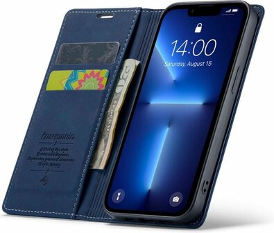 iPhone 13 Pro Navy Blue - Book Case