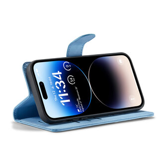 iPhone 13 Pro Max Sky Blue - 2 in 1 Book Case