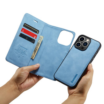 iPhone 13 Pro Max Sky Blue - 2 in 1 Book Case