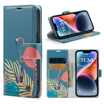 iPhone 14 met Tropica Print - Book Case