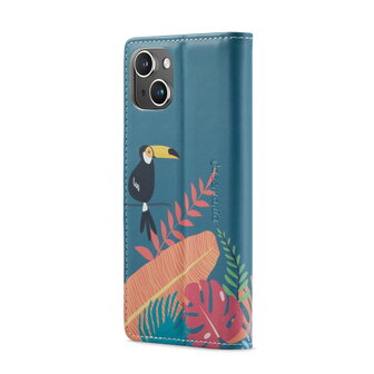 iPhone 14 met Tropica Print - Book Case