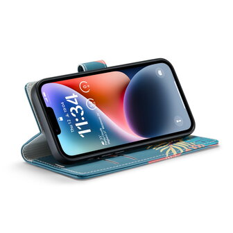 iPhone 14 met Tropica Print - Book Case