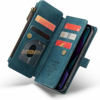 iPhone 13 Mini Emerald Green - Book Case met Rits