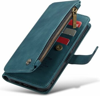 iPhone 13 Mini Emerald Green - Book Case met Rits