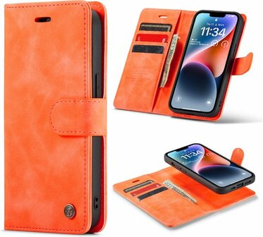 iPhone 14 Topaz Orange - 2 in 1 Book Case