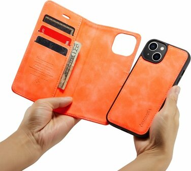 iPhone 14 Topaz Orange - 2 in 1 Book Case