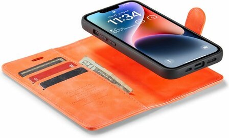 iPhone 14 Topaz Orange - 2 in 1 Book Case