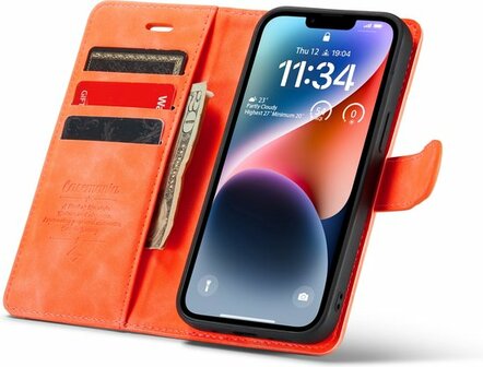 iPhone 14 Topaz Orange - 2 in 1 Book Case