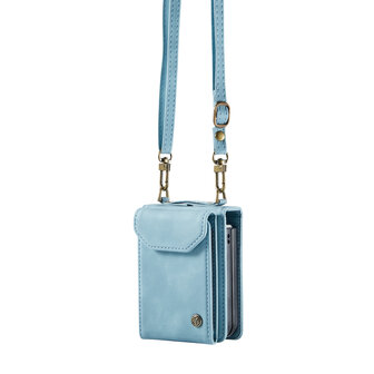 Samsung Flip 6 - Aqua Blue - Book Case met Koord