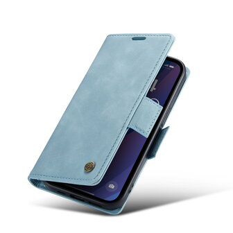 iPhone 15 Aqua Blue - MagSafe Book Case