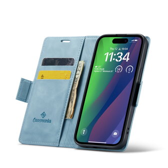 iPhone 15 Aqua Blue - MagSafe Book Case