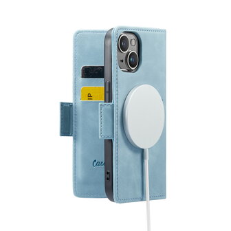iPhone 15 Aqua Blue - MagSafe Book Case