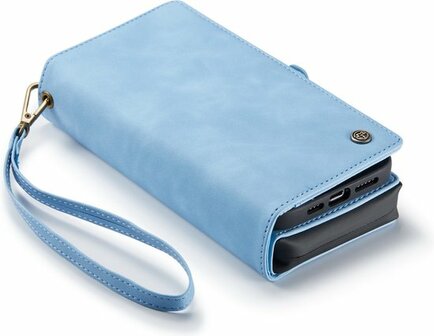 iPhone 13 Pro Max Sky Blue - 2 in 1 Extra Vakken Book Case