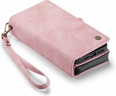 iPhone 13 Pro Pale Pink - 2 in 1 Extra Vakken Book Case