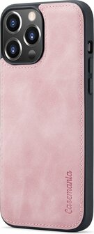 iPhone 13 Pro Pale Pink - 2 in 1 Extra Vakken Book Case