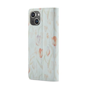 iPhone 14 met Tulpen Print - Book Case