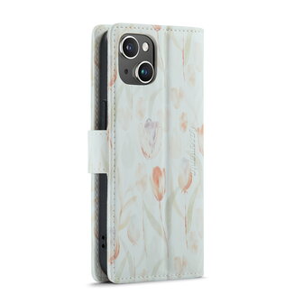 iPhone 14 met Tulpen Print - Book Case