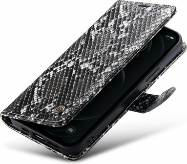 iPhone 11 Zwart - Slangen Book Case