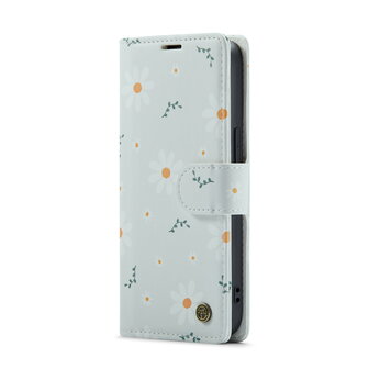 iPhone 14 met Madeliefje Print - Book Case
