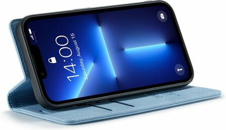 iPhone 13 Pro Max Sky Blue - Book Case