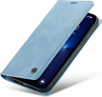iPhone 13 Pro Max Sky Blue - Book Case