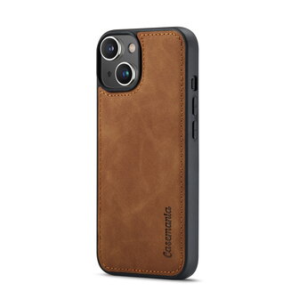 iPhone 15 Sienna Brown - 2 in 1 Book Case